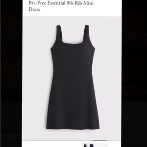 Abercrombie & Fitch bra-free Black Dress